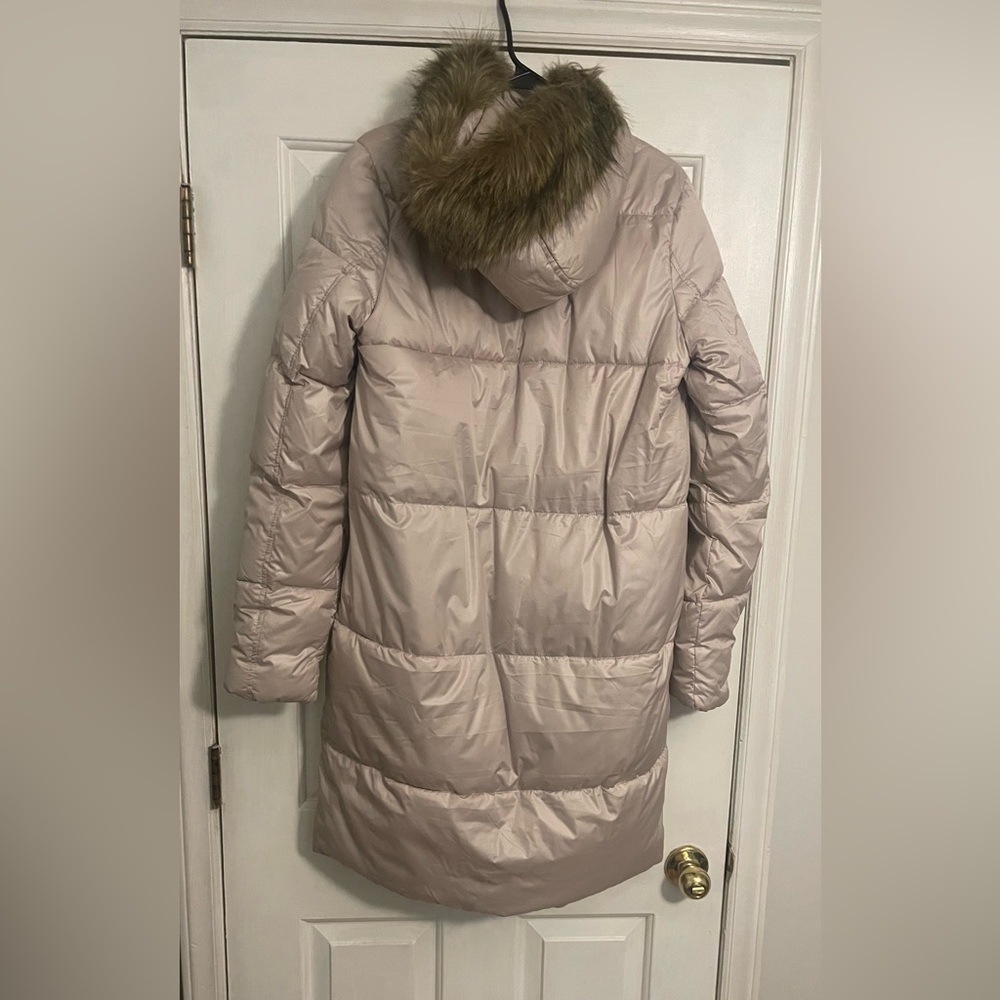 Old navy long puffer jacket size small tall